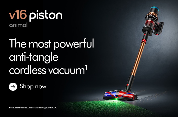 Dyson V16 Piston Animal Cordless Vacuum Cleaner - Black/Copper